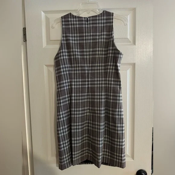 Theory Optical Plaid Dress - Picture 2 of 3